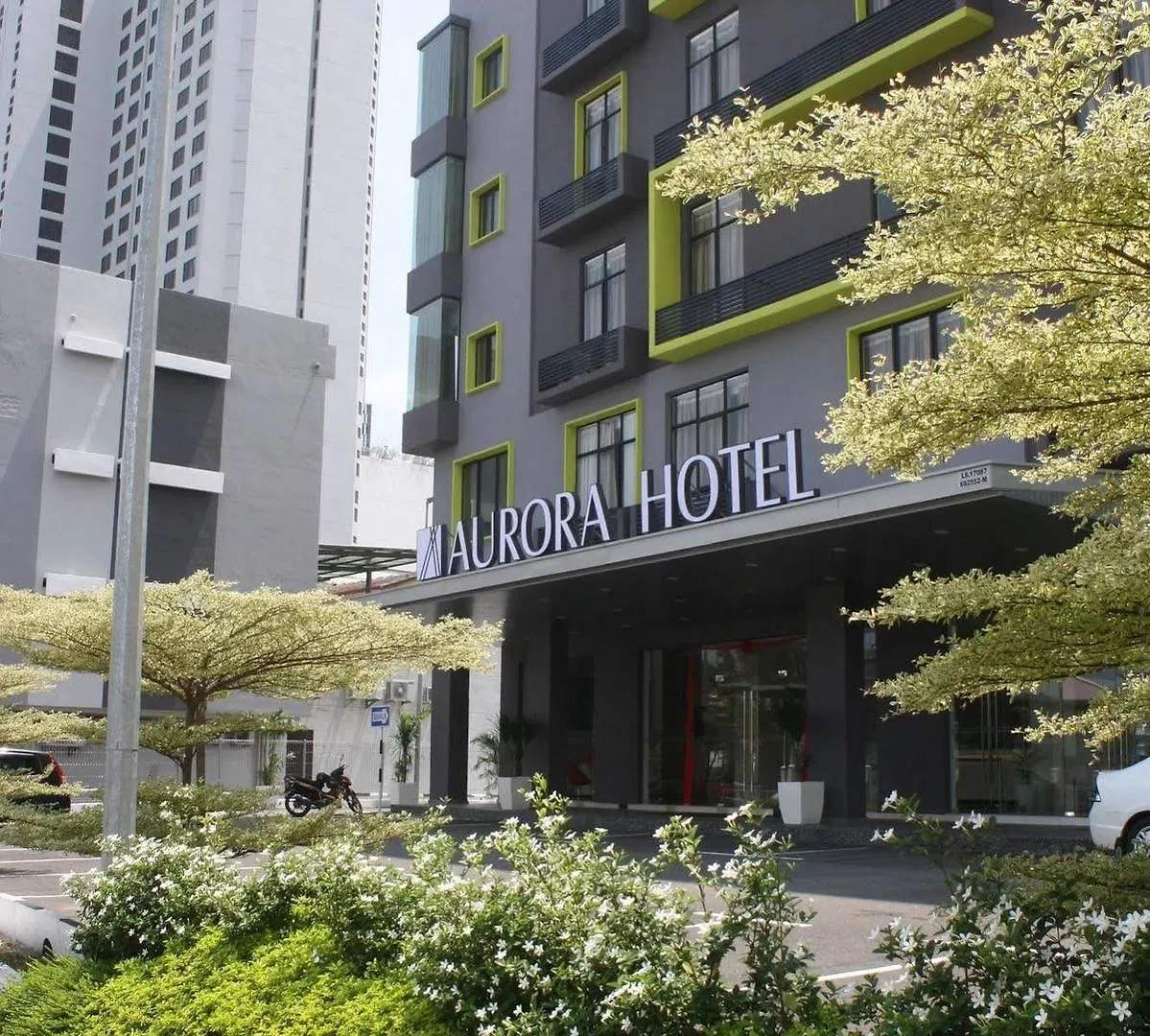 Aurora Hotel location
